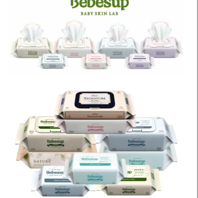 Combo 16 Gói Khăn Ướt Bebesup Light 20 Tờ/Gói Thương Hiệu Bebesup