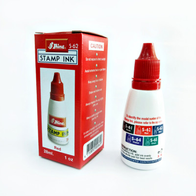 Mực dấu Shiny dùng trên giấy (Lựa chọn màu mực: Xanh, Đỏ, Đen) - Hàng nhập khẩu