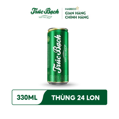 Combo 2 Thùng Bia Trúc Bạch - Thùng 24 lon 330ml