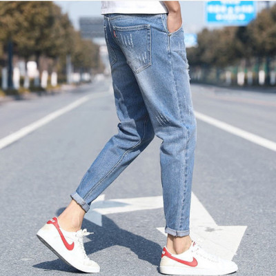 Quần Jean Nam body phong cách Hàn Quốc - Tặng dây chyền thời trang