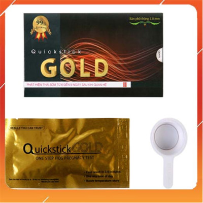 Bộ 2 Que thử thai Quickstick Gold 5mm