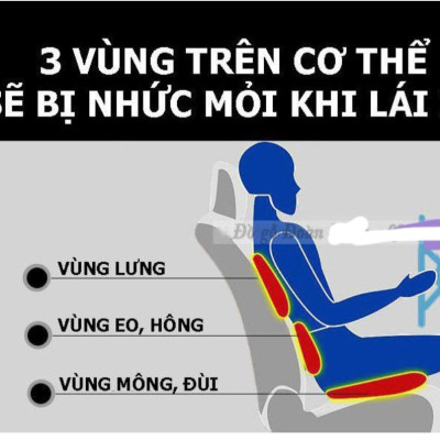 Tấm đệm lót ghế khoác áo ôtô bằng gỗ bách xanh thơm nức kt 45×110cm 