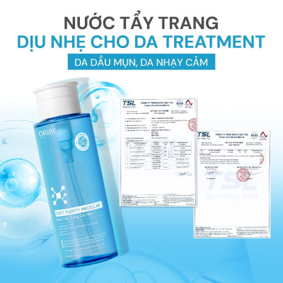 Nước tẩy trang Oribe làm sạch sâu dịu nhẹ không cay mắt cho mọi làn da 300ml