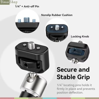 Ulanzi R011A - Khớp Nối Dài 10 Inch Và Kẹp Càng Cua Đa Năng Dành Cho Quay Phim, Chụp Hình - Hàng chính hãng