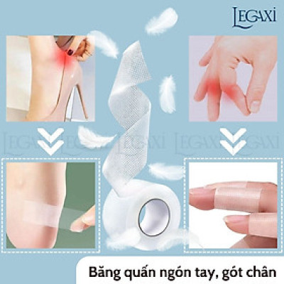 Cuộn băng dính quấn khớp ngón tay 4.4 mét chống chai tay khi cầm viết, vẽ, chơi thể thao học sinh, sinh viên