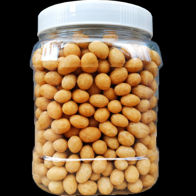 ĐẬU PHỘNG DA CÁ NƯỚC CỐT DỪA SẤY GIÒN HIỆU SK FOOD - HŨ 500G