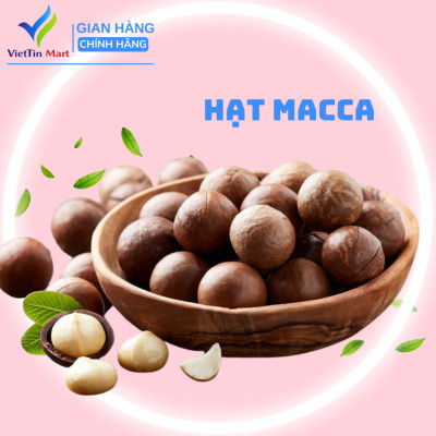Hạt Macca Úc Nứt Vỏ Viettin Mart 500G