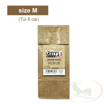 Hang thức ăn GlasGarten Crispy Caves ăn dặm bổ sung dài ngày cho cá tôm tép cảnh