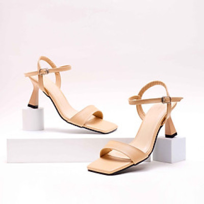 GIÀY SANDAL QUAI NGANG CAO GÓT 8CM – PABNO PN22031