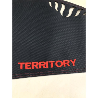 Thảm Taplo Ford Territory 2022, 2023 Da vân carbon, Chống Trơn trượt, Chống nóng taplo cacbon