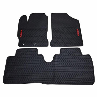 Thảm sàn, lót sàn cao su 3D cho Toyota Yaris 2014-2019