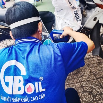 DẦU NHỚT XE MÁY (4T)  BÌNH 0.8L- GB SynMax Ultra 4T, SAE 20w50, API SL, JASO MA2