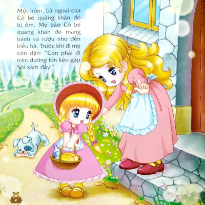 Sách Truyện Kể Ngày Xửa Ngày Xưa - Cô Bé Quàng Khăn Đỏ