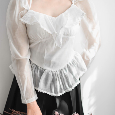 Áo kiểu nữ tay von dài