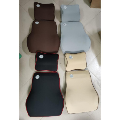  Bộ tựa đầu tựa lưng cao su non nguyên khối - bộ gối đầu tựa lưng trên ô tô