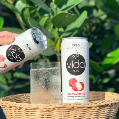 [Lốc 6 Lon] Nước Ngọt Có Ga Không Calo Vida, Hương Cam Chanh, Táo, Vải Muối, Nhập Khẩu Malaysia - 6 Lon x 325ml