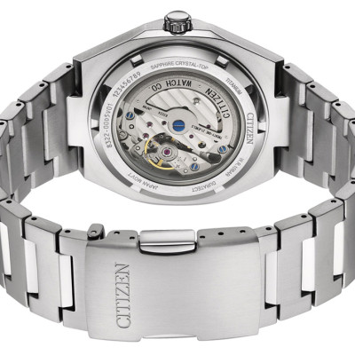 Đồng Hồ Nam Citizen Zenshin Automatic Dây Titanium NK5020-58M - Mặt Xanh (Sapphire)