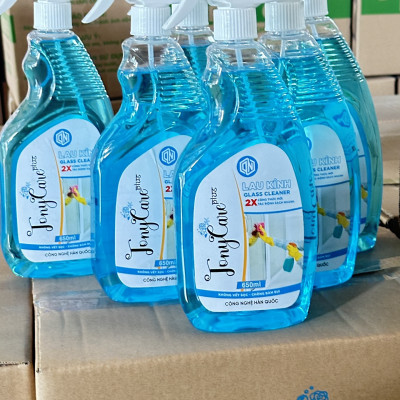 Nước lau kính Tonycare 650ml – Sạch bóng, chống bám bụi, không để lại vệt – Chính hãng Tonycare