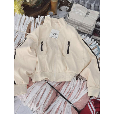 [LZ] Áo khoác nữ 2 dây kéo siêu hot hàng đẹp-A2137