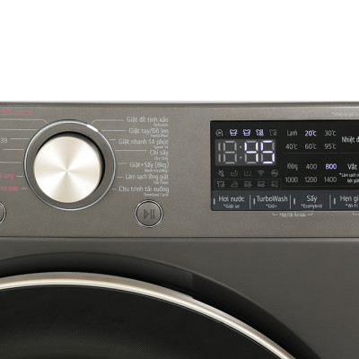 Máy giặt sấy LG AI DD Inverter giặt 14 kg - sấy 8 kg FV1414H3BA - Hàng chính hãng - Giao HCM và 1 số tỉnh thành
