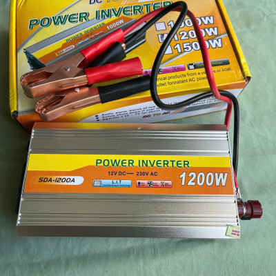 Biến Tần Kích 12V Sang 220V Công Suất 1200W Loại Tốt Siêu Bền– Giải Pháp Dự Phòng Khi Mất Điện đèn led