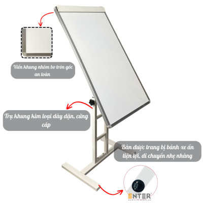 Bảng từ di động Enter KT303 100x60cm