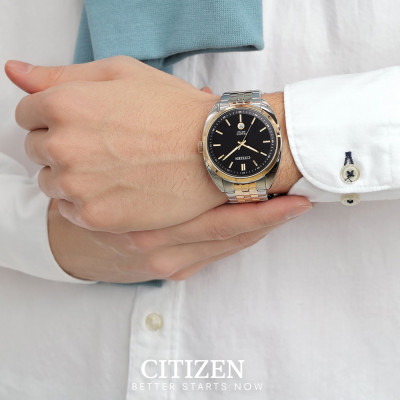 Đồng Hồ Nam Citizen Dây Thép Không Gỉ BI5094-59E - Mặt Đen