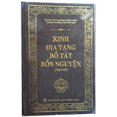 Sách - Kinh Địa Tạng Bồ Tát Bổn Nguyện - Trọn Bộ - Bìa Cứng - Chính Thông Book