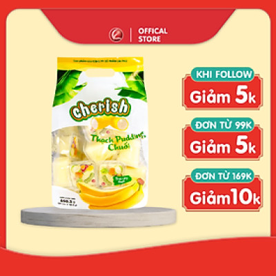 Thạch Pudding Cherish Vị Chuối 850,5G