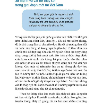 Lời Khuyên Dành Cho Thầy Cô