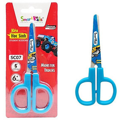 Kéo Học Sinh Monster Truck - Smart Kids SC07 - Xanh Dương