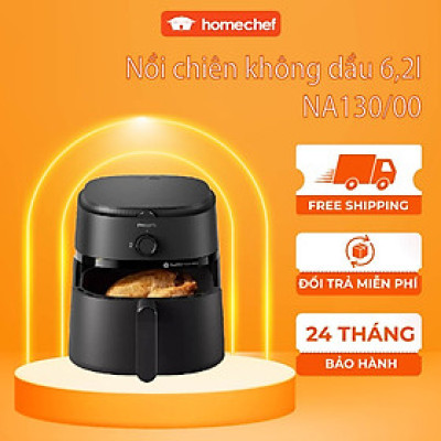 Nồi chiên không dầu Philips NA130/00-6,2L, công nghệ chiên hiện đại, giòn rụm, bảo hành 2 năm|Hàng Chính HÃng