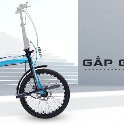 Xe đạp thể thao TEKKO G1 20 inch - xe đạp gấp đôi - gấp khung tiện lợi