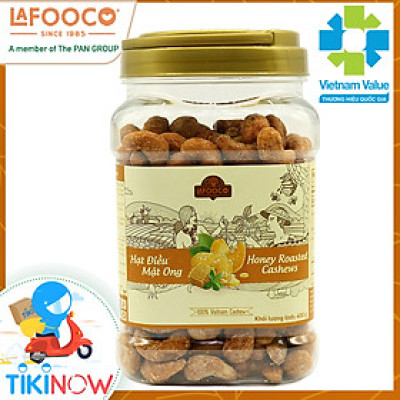 HẠT ĐIỀU MẬT ONG 400g LAFOOCO Honey roasted cashew nuts