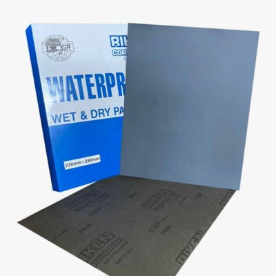 (Combo 5 Tờ) Giấy Nhám Nước Càphê Cát Riken Nhật C35P Giúp Loại Bỏ Lớp Sơn Cũ, Đánh Bóng Bề Mặt Cực Tốt | TOPWIN Official Store