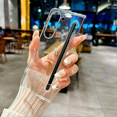 Ốp lưng trong siêu mỏng chống ố vàng cho Samsung Galaxy Z Fold 6 5G Likgus Penone bảo vệ 360 độ màn phụ và mặt lưng (Tặng bút cảm ứng) - Hàng nhập khẩu