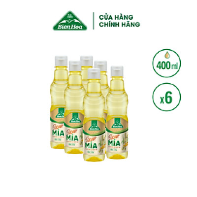 Combo 6 chai Syrup Mía Biên Hòa 400ml/Chai