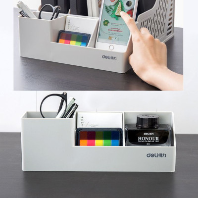 Kệ hồ sơ 3 Ngăn Ráp Liên hoàn với Khay Để Bút Deli Z00112 