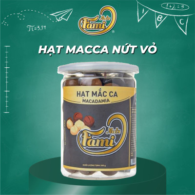 Hạt Mắc Ca Hũ Nắp Nhôm Fami (300g)