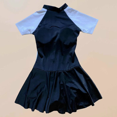 Váy Tắm Biển Nữ Ngắn Tay Liền Thân Chống Nắng