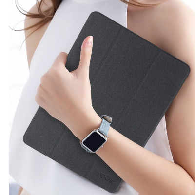 Bao da Mutural Tailor dựng đứng có khay bút dành cho iPad Pro 12.9 inch ( 2020 )