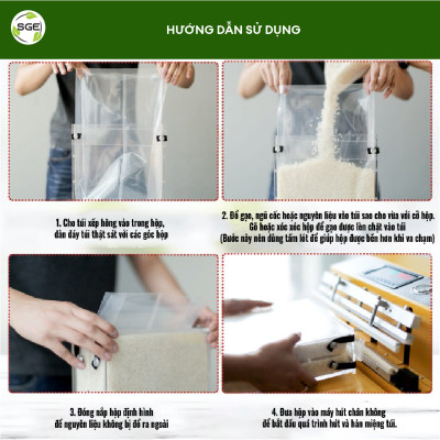 Hộp Định Hình Gạo RB5000. Chế Tạo Từ Nhựa Acrylic Đặc Biệt Dày Dặn Và Cứng Cáp, Chịu Được Lực Tác Động Cao Từ Bên Ngoài. 