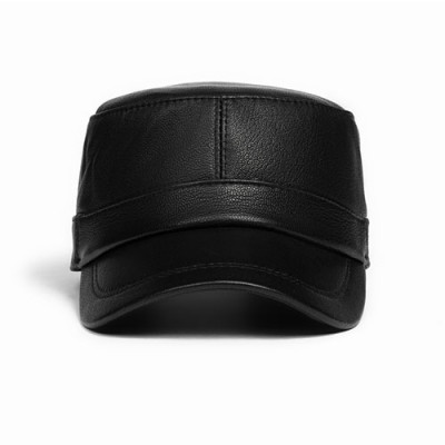 Nón lưỡi trai nam da cừu cao cấp BHY1923 Mũ nam lưỡi ngắn, thoáng khí, thoải mái