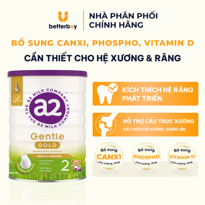 Sữa a2 Milk a2 Gentle Gold Số 2 Lon 800g
