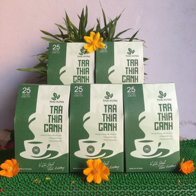 Combo 05 hộp Trà Thìa canh Thái Hưng 25 túi lọc x 5g - Khắc tinh của bệnh tiểu đường