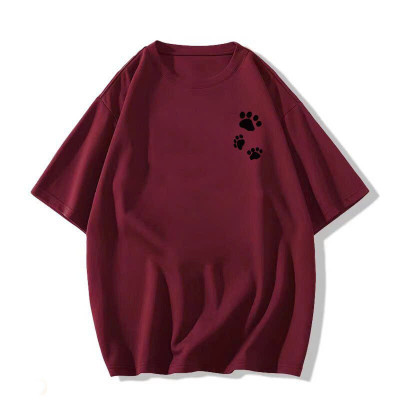 Áo Thun Nữ 100% Cotton In Logo Dấu Chân