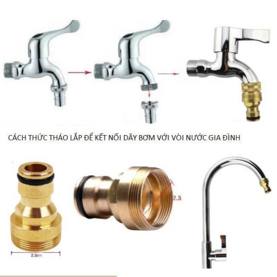  Bộ dây vòi xịt nước rửa xe, tưới cây . tăng áp 3 lần, loại 7m, 10m 206587đầu đồng,cút đồng, + tặng túi đựng bút