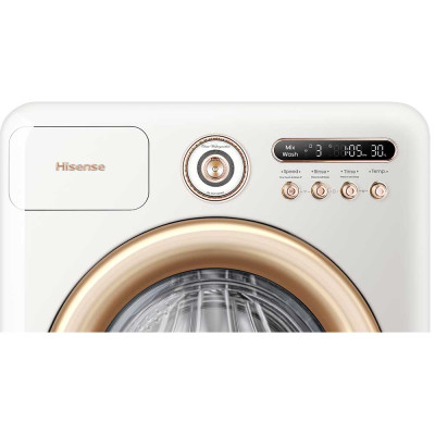 Máy giặt Hisense 10.5kg Inverter Pro WF105R5 Diệt khuẩn Khử mùi 99.9%, Ngừa dị ứng, Giặt AI - HÀNG CHÍNH HÃNG