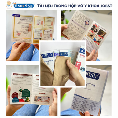 Vớ y khoa JOBST Opaque - Mỏng Hỗ Trợ Điều Trị giãn tĩnh mạch chân, 20-30 mmHg (vớ gối, màu da) (tất y khoa)