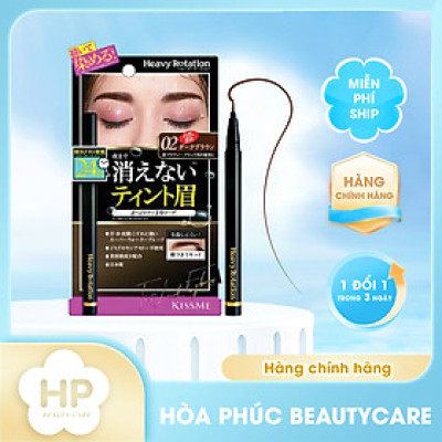 Bút Nước Kẻ Lông Mày Không Lem Trôi Nét Vẽ Siêu Mịn Kissme Heavy Rotation (8 G)
